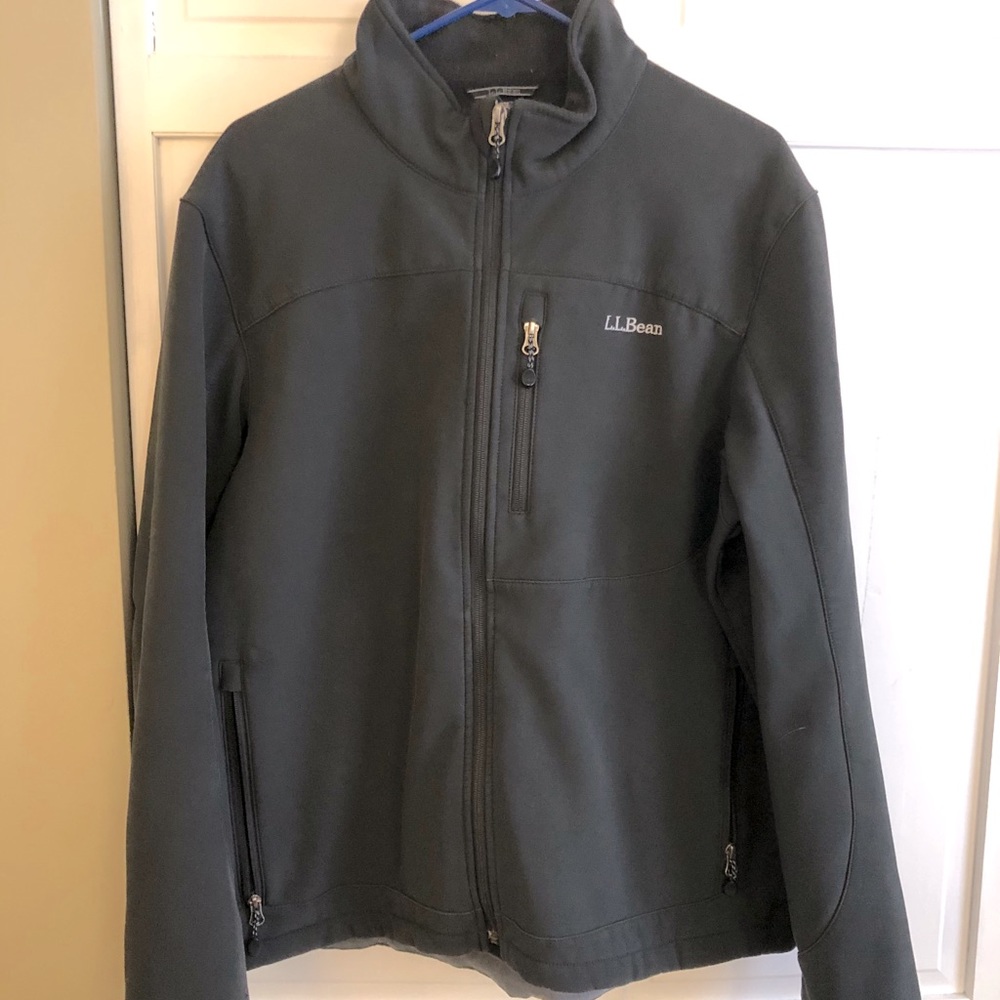 L.L. Bean Grey Soft Shell Jacket - image 1